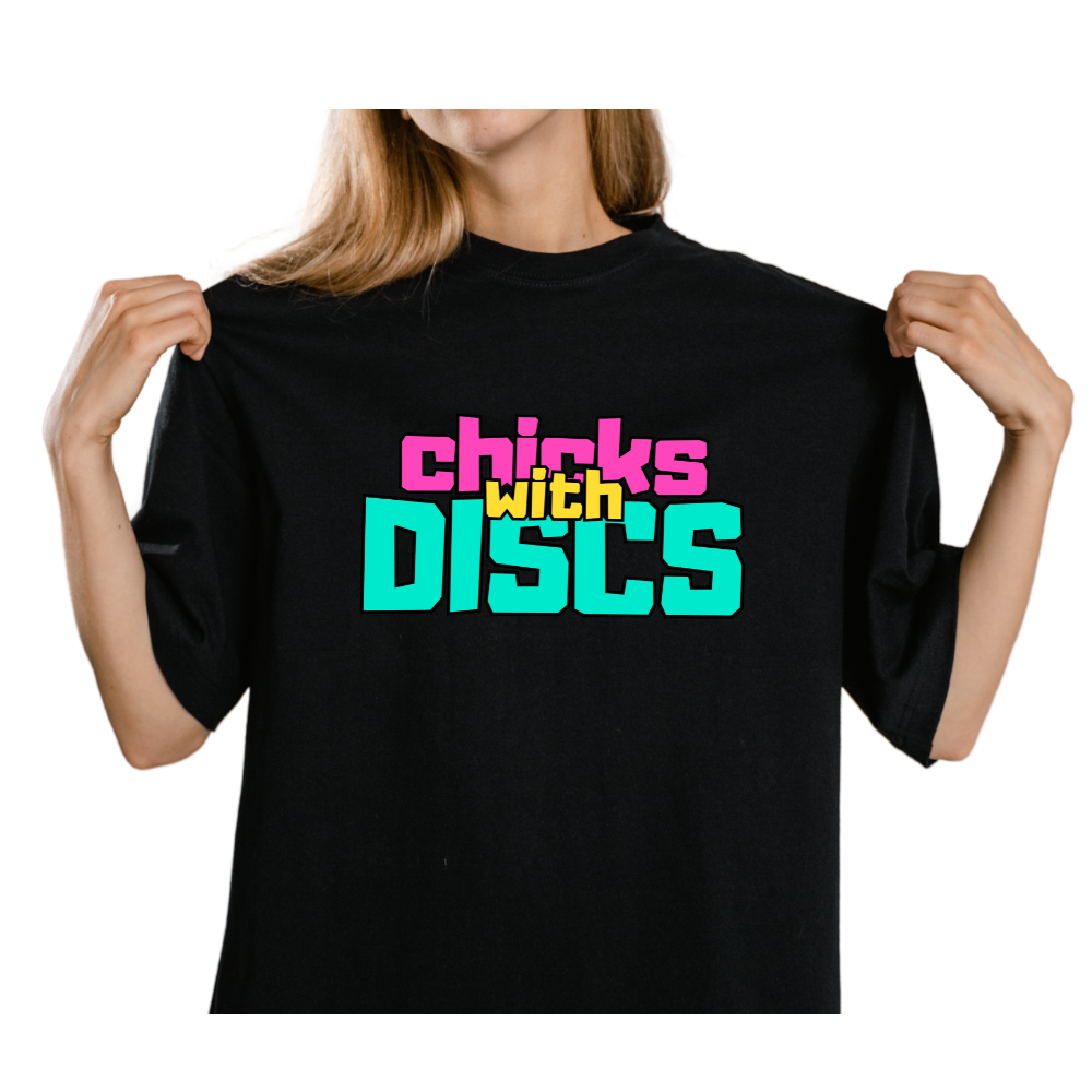 Chicks with Discs "RIP IT OUT" T-shirt UNISEX