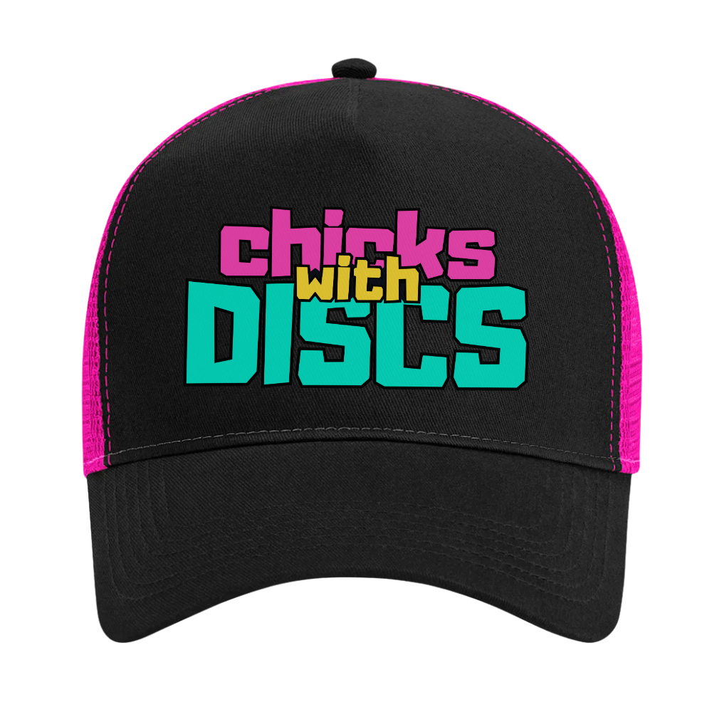 Chicks with Discs Trucker Caps