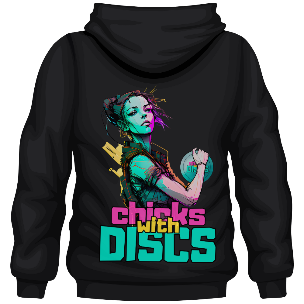 Chicks with Discs Hoodie UNISEX