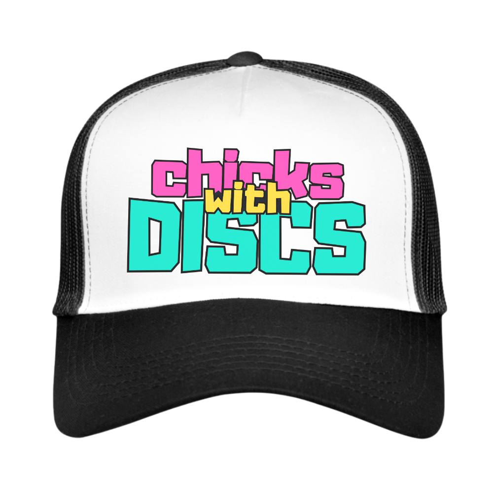 Chicks with Discs Trucker Caps