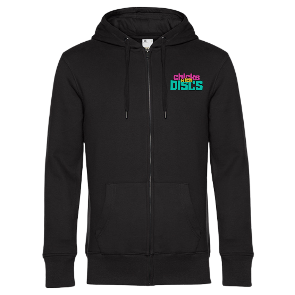 Chicks with Discs Zipped Hoodie Jacket UNISEX