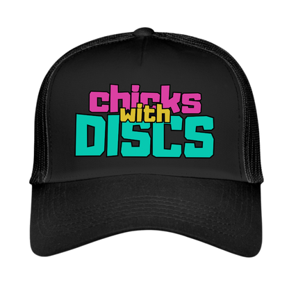 Chicks with Discs Trucker Caps