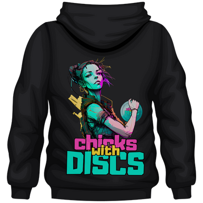 Chicks with Discs Hoodie UNISEX