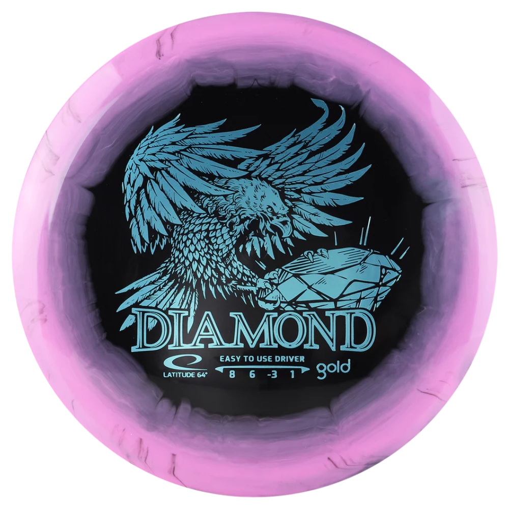 Gold Orbit Diamond - Inverted Stamp