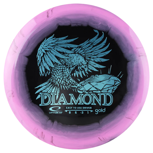 Gold Orbit Diamond - Inverted Stamp